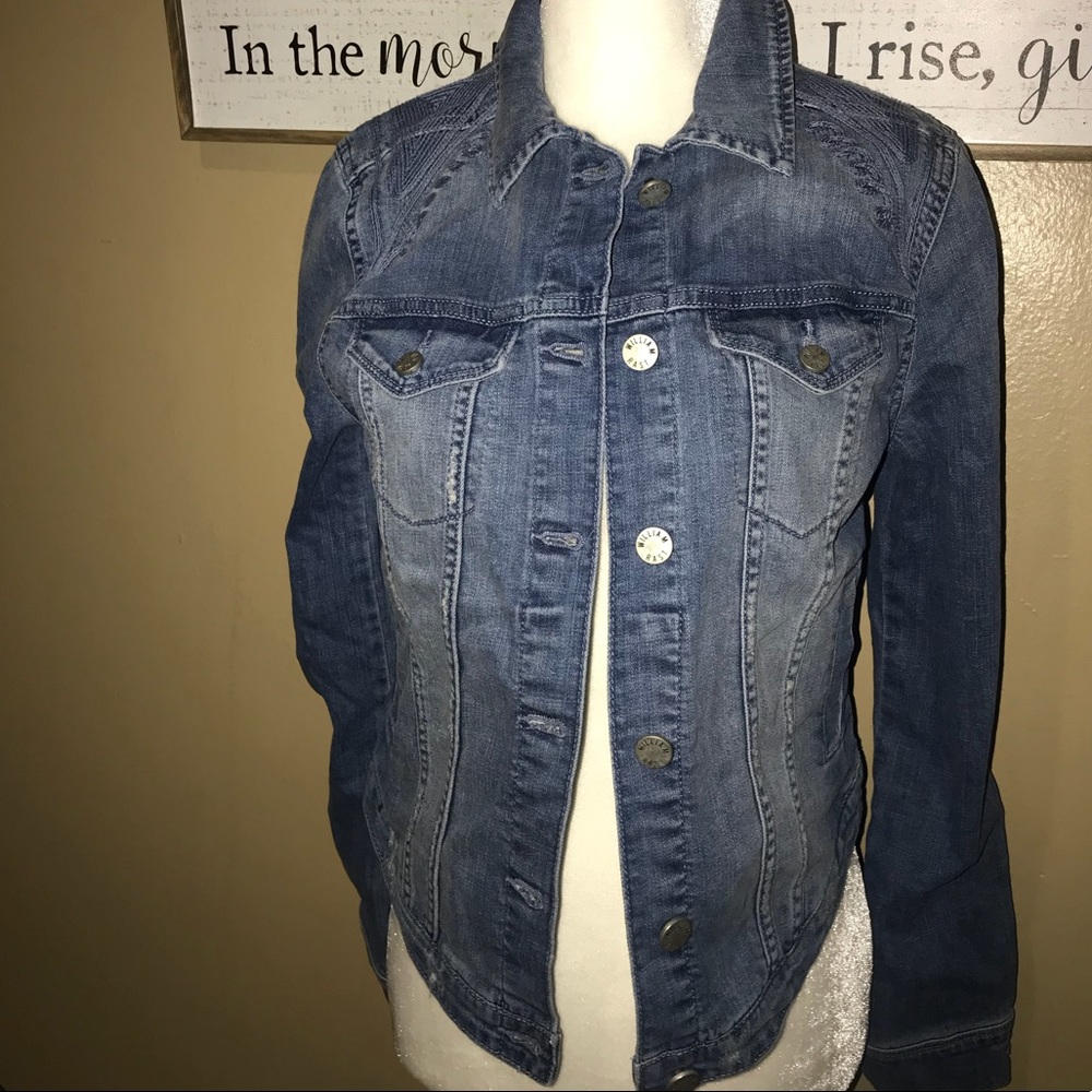 William Rust denim jacket size medium NWT